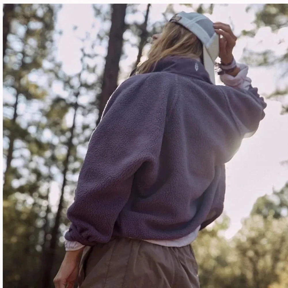 FREE PEOPLE Movement Hit the Slopes Jacket in Purple Size S - Picture 13 of 13